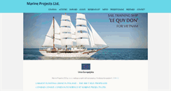 Desktop Screenshot of marineprojects.pl